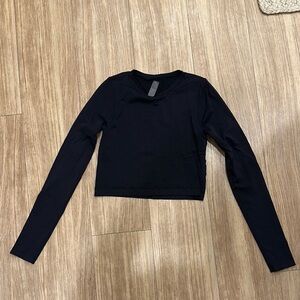 Black Long Sleeve Women's Top